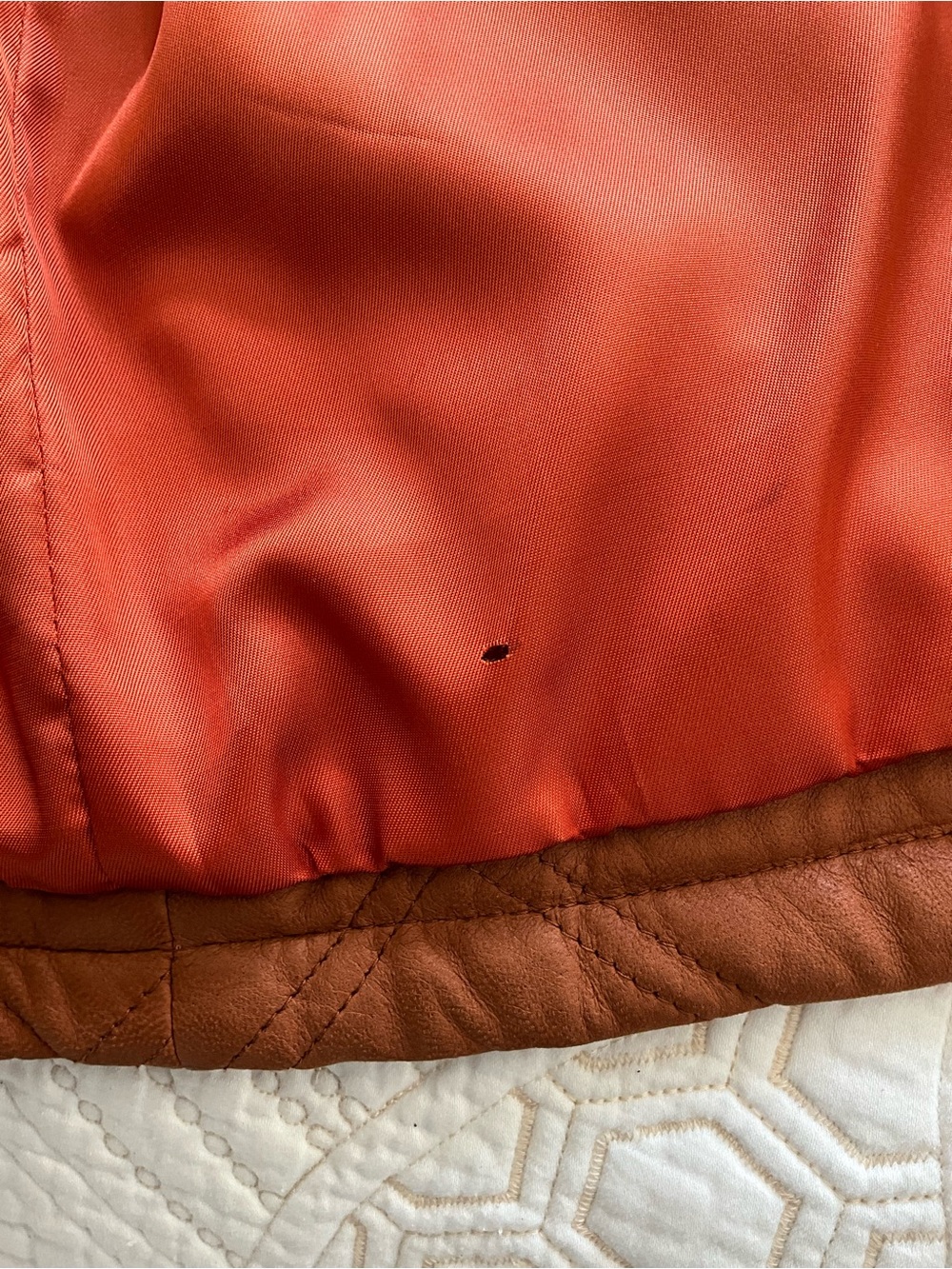 Vintage Leather Jacket by Saks - Picture 10 of 13